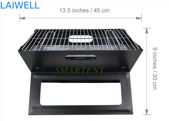 Installation facile se pliante portative de gril de barbecue de diamètre de GV 45cm/de gril charbon de bois en métal