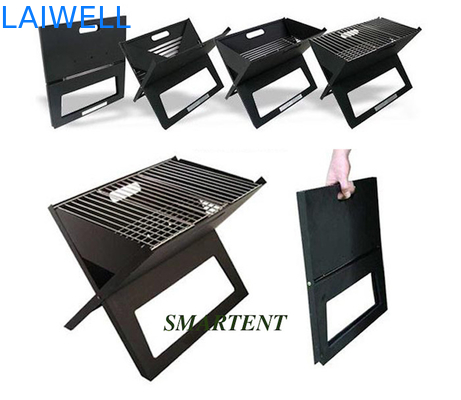 Installation facile se pliante portative de gril de barbecue de diamètre de GV 45cm/de gril charbon de bois en métal