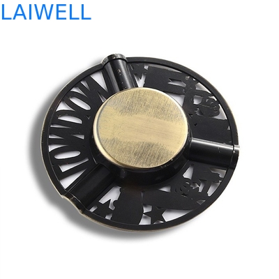 Cendrier rond adapté aux besoins du client en métal de Rohs 118mm/cendrier portatif de cigarette