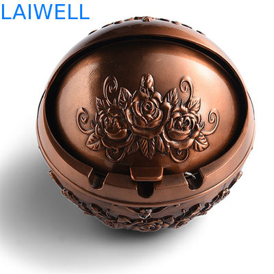 Conception Créative Cendrier de Poche en Métal Processus de Moulage sous Pression Mini Pratique Personnalisé Placage Couleur Or Alliage de Zinc Porte-Cigare​