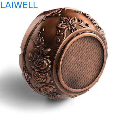 Conception Créative Cendrier de Poche en Métal Processus de Moulage sous Pression Mini Pratique Personnalisé Placage Couleur Or Alliage de Zinc Porte-Cigare​