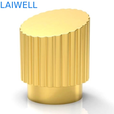 Coulée à la fonte de métal professionnel en alliage de zinc, revêtement électronique, couleur dorée, remplacement du bouchon de bouteille de parfum