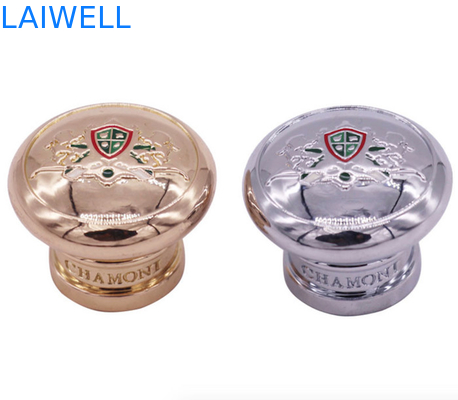 Produits en alliage de zinc d'OEM Logo Printing Perfume Bottle Lid