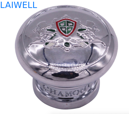 Produits en alliage de zinc d'OEM Logo Printing Perfume Bottle Lid