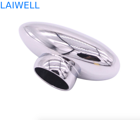 Bouchon de parfum en métal moulé sous pression en alliage de zinc chromé de luxe, mode moderne, couleur argent, respectueux de l'environnement