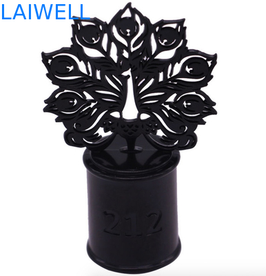 Électrodéposition noire de couleur de capsules de parfum de taille des biens 72mm