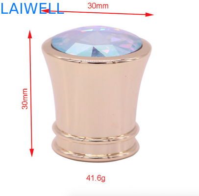Marquage à chaud fait sur commande écologique en alliage de zinc à extrémité élevé de capsules de parfum