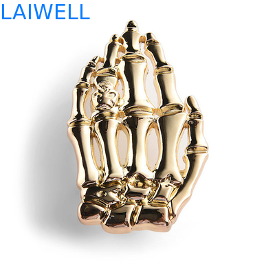 La pression d'ODM 80*47mm d'OEM boucle de ceinture exquise en métal d'or de produits de moulage mécanique sous pression