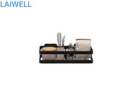 Moderne simplifiez les étagères de support/condiment de mur du condiment SS201 de 35cm