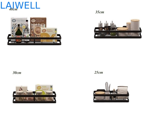 201 organisateur fixé au mur de condiment des vaisselles de cuisine 25cm-40cm d'acier inoxydable