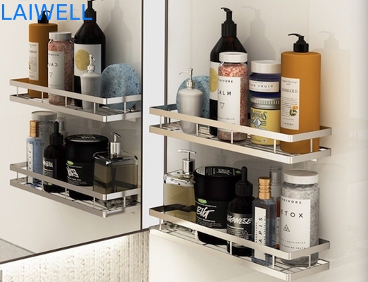 201 organisateur fixé au mur de condiment des vaisselles de cuisine 25cm-40cm d'acier inoxydable