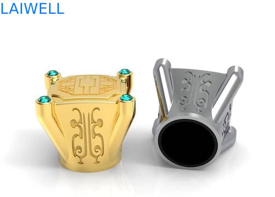 Brevet adapté aux besoins du client supérieur de capsules de parfum de diamant acrylique de couleur d'or