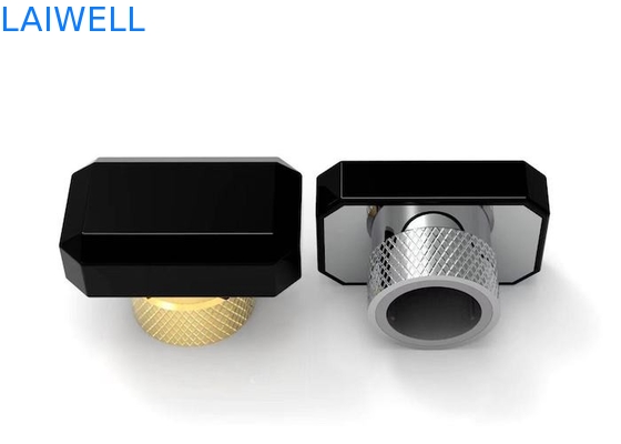 Bouchons de flacon de parfum en alliage de zinc moulé sous pression de luxe moderne personnalisé, couleur or galvanisé électronique