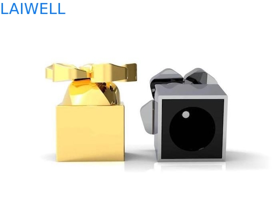 Capsules de électrodéposition argentées de parfum avec le laser gravant le logo