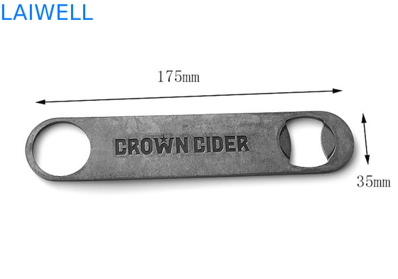Emboutissant l'ouvreur de bouteille d'acier inoxydable avec Logo Lathe Machining 175*35mm