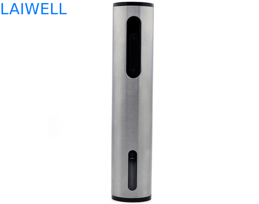 Couleur argentée d'ouvreur électrique rechargeable de luxe du vin SS304