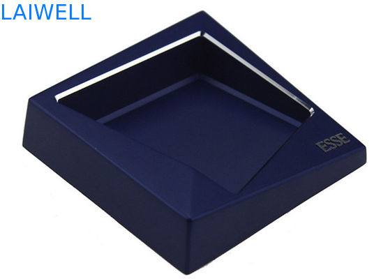 Conception de géométrie créative personnalisable Processus portable de coulée sous pression Plaquage en aluminium Poche à cendres en métal bleu