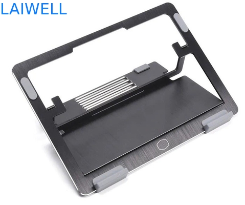 Support en aluminium portatif de Tray Brushed Finishing Foldable Laptop d'ordinateur portable