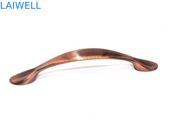 Bronzé sablant la forme de luxe de voûte de moulage mécanique sous pression en métal de poignée de Cabinet