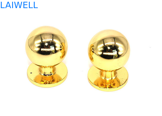 Pièces de coulée sous pression sur mesure plaqué couleur or alliage de zinc placard tiret