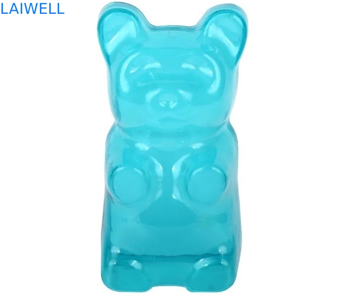 conception faite sur commande d'ours de Custe de la couleur 169G Honey Containers de plastique pour B2B avec la conception adaptée aux besoins du client
