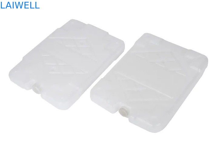 Le gardien réutilisable de glace de PE de 195*140*30MM conçoivent des récipients en fonction du client en plastique pour le stockage