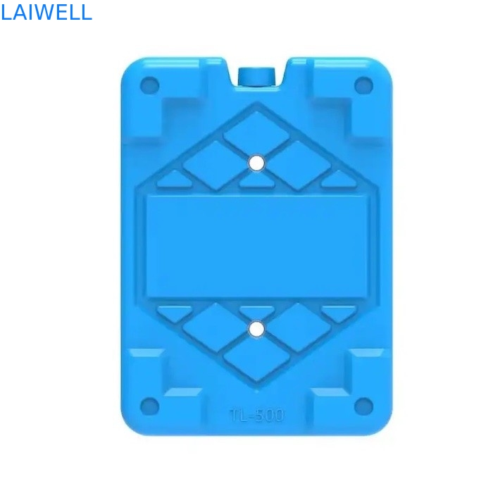 La coutume bleue de bloc de congélateur de glace de bouteille de brique de HDPE pèsent la boîte en plastique de résistance d'humidité élevée