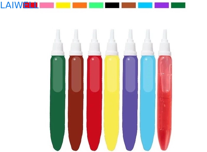 13ML pp réduisent en sirop la taille adaptée aux besoins du client de récipients en plastique de Pen Bottles Custom Color Reusable