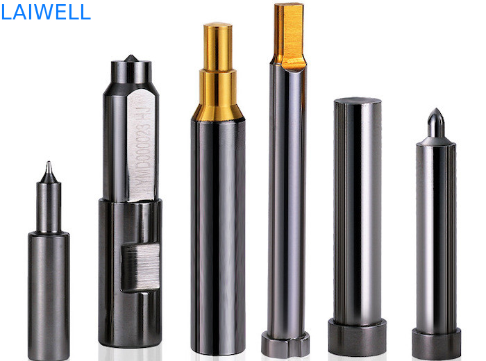 Composants de moule métallique de Dongguan traitant l'aiguille non standard en acier à grande vitesse de poinçon de tungstène pour la matrice de norme