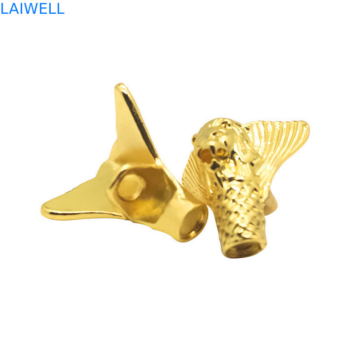 Ornements de bureau en aluminium moulé sous pression de précision professionnelle en alliage de zinc personnalisé, couleur or