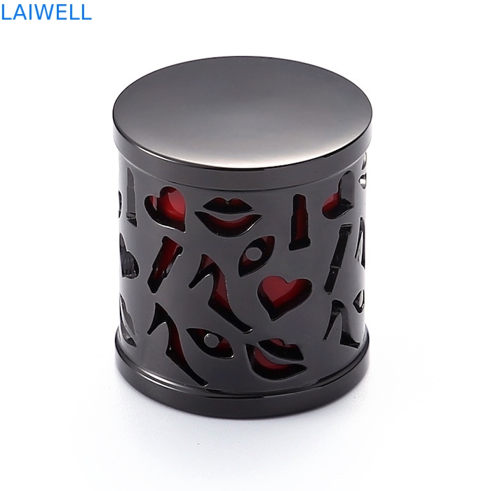 Modèle personnalisé Modern Zinc Alloy Die Casting Machining CNC Bouteille de parfum avec finition de placage