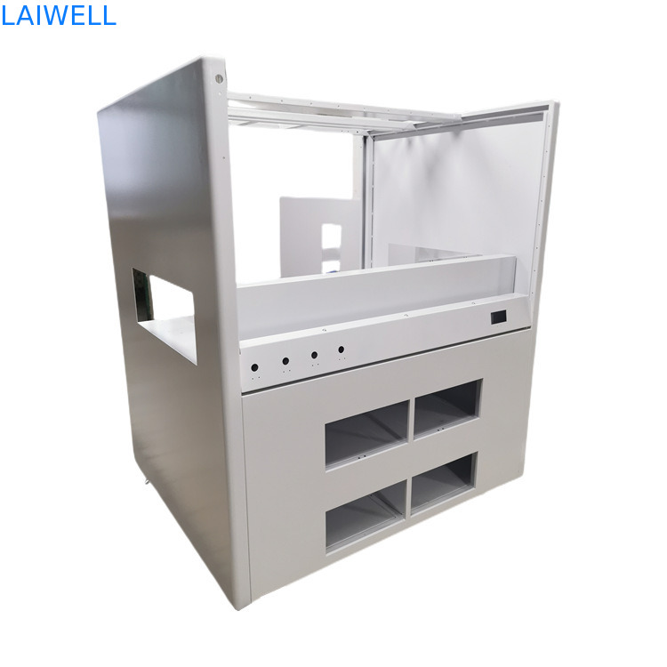 Traitement de la tôle d'acier inoxydable Pièces de châssis d'armoire Châssis d'équipement de stockage d'énergie de batterie Personnalisation de la coque
