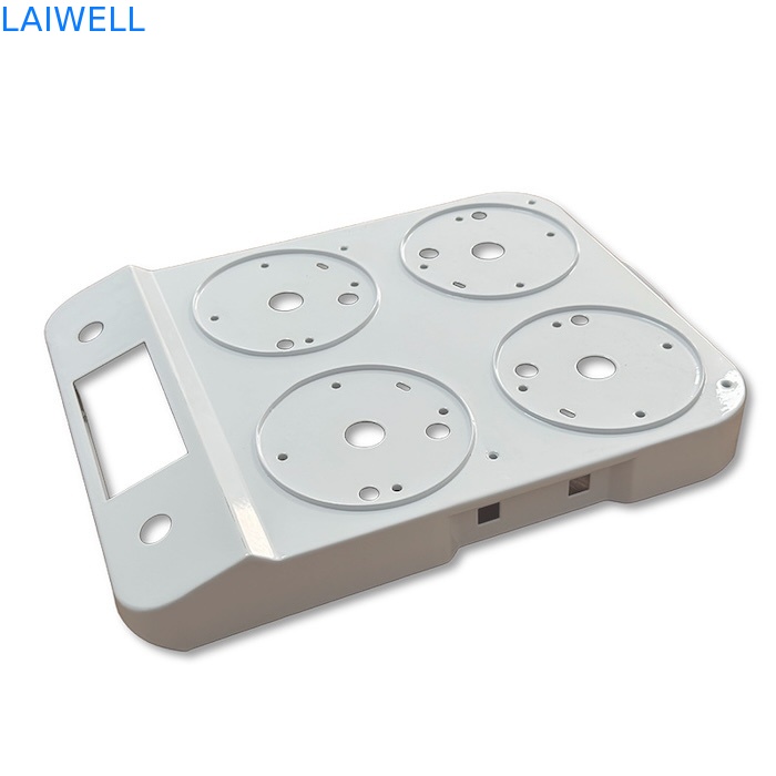 Usinage de tôle professionnelle, poinçonnage CNC et soudage MIG, équipement médical en acier inoxydable, découpe laser