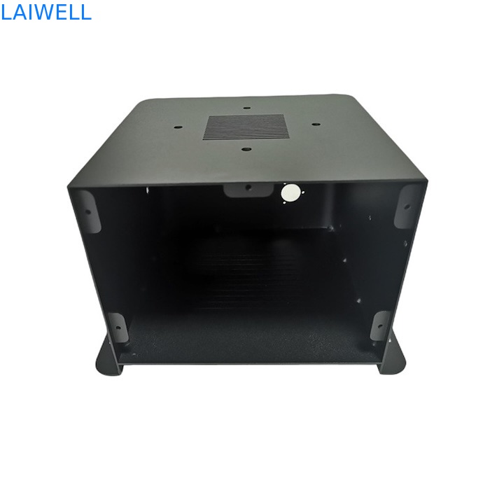 Usinage personnalisé d'armoires de stockage d'énergie en acier inoxydable formées en tôle avec poinçonnage CNC, découpe laser et pliage sur mesure