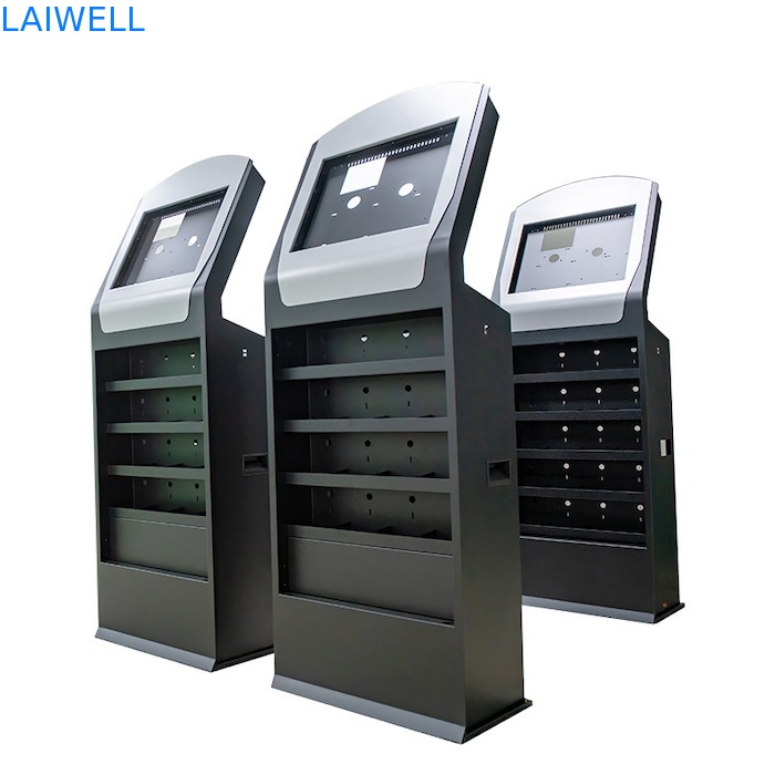Armoires personnalisées Traitement de la pile de recharge de nouvelle énergie Équipement de traitement de la tôle de coquille personnalisation de la tôle de coquille Scanner intelligent du visage Casse en acier inoxydable