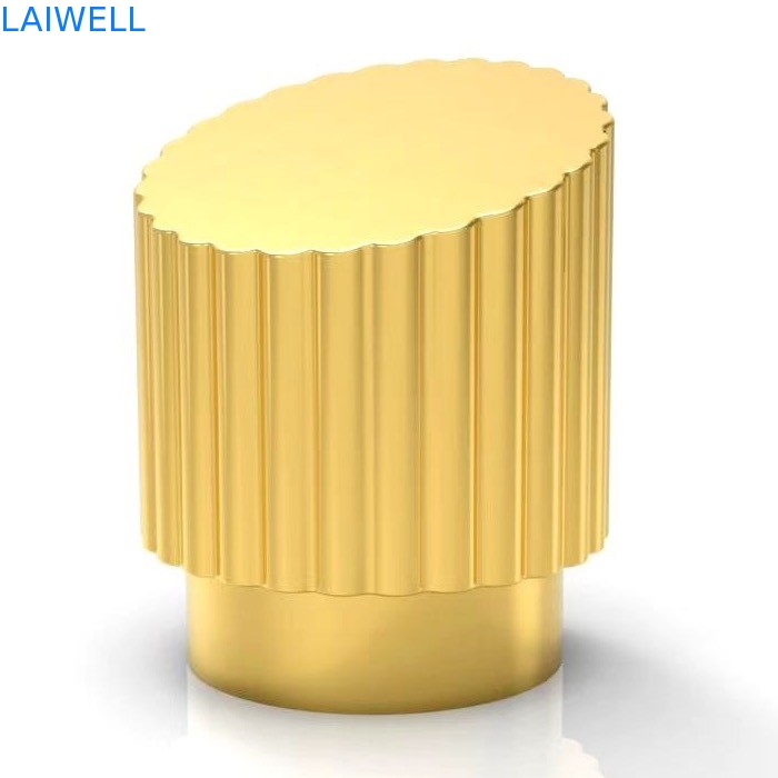 Coulée à la fonte de métal professionnel en alliage de zinc, revêtement électronique, couleur dorée, remplacement du bouchon de bouteille de parfum