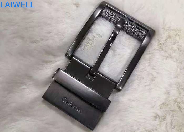 Couleur en alliage de zinc électronique de noir de boucle de ceinture de l'électrodéposition 34MM avec des vis